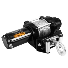 12V Electric Car Winch Wireless Remote Steel Cable 4WD ATV