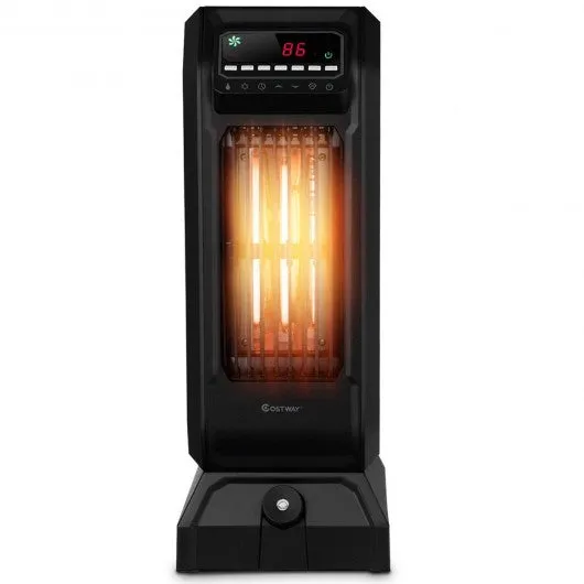 1500W 12H Timer Remote Control Electric Space Heater