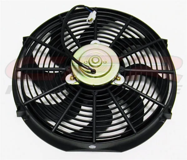 16" HIGH PERFORMANCE ELECTRIC RADIATOR COOLING FAN - CURVED BLADE