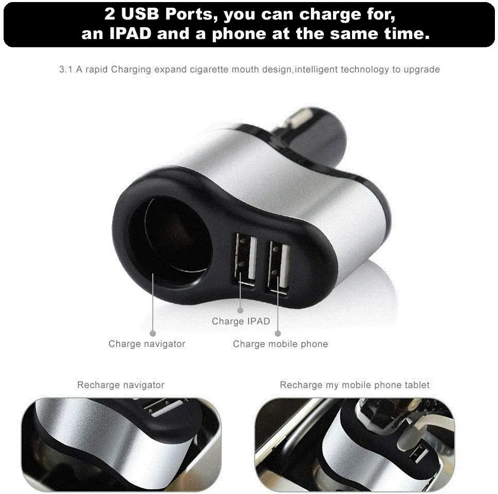 2 Port Dual Car Charger