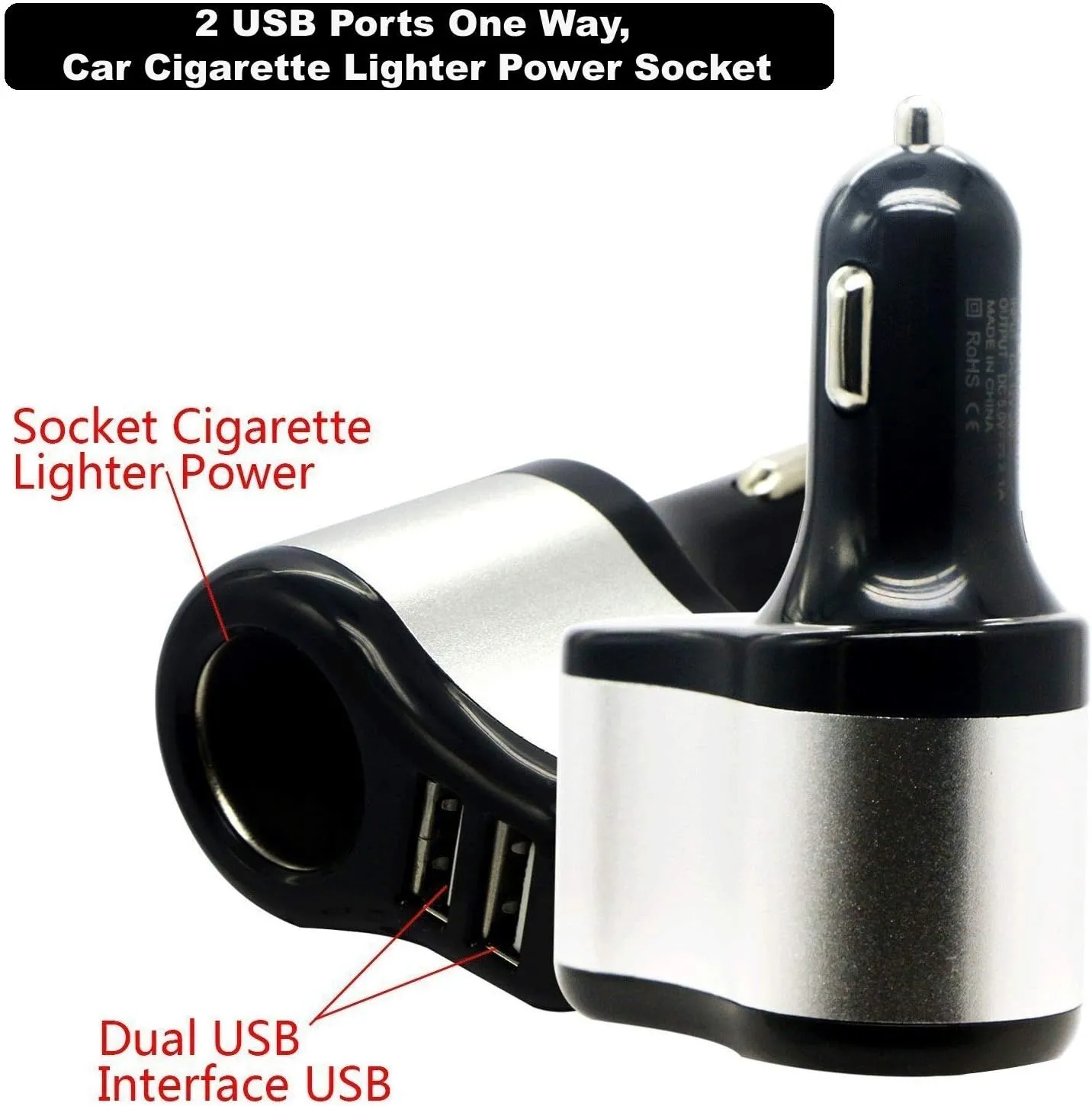 2 Port Dual Car Charger