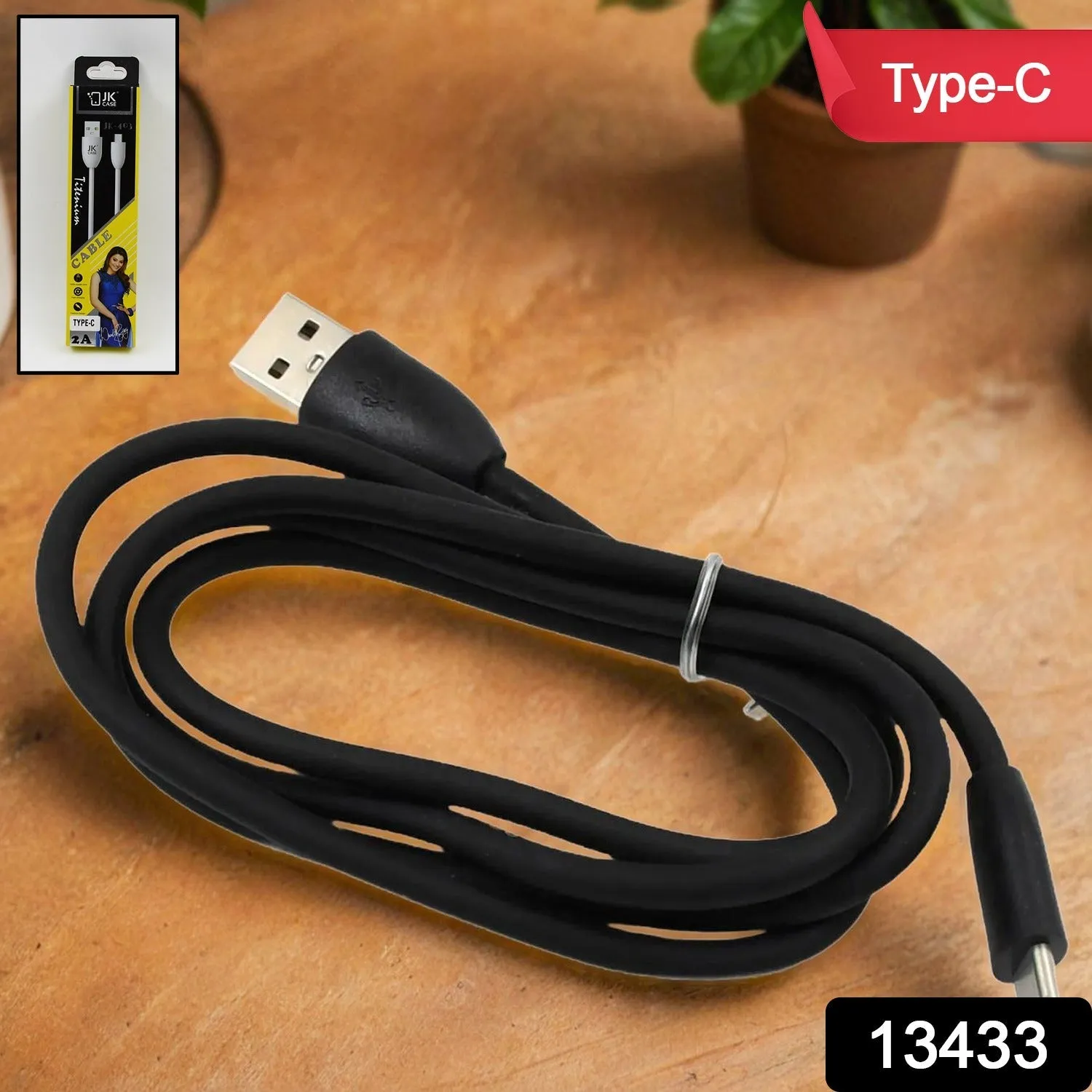 2A Type C data cable Fast Charging, Data Transfer Cable (1 Pc)