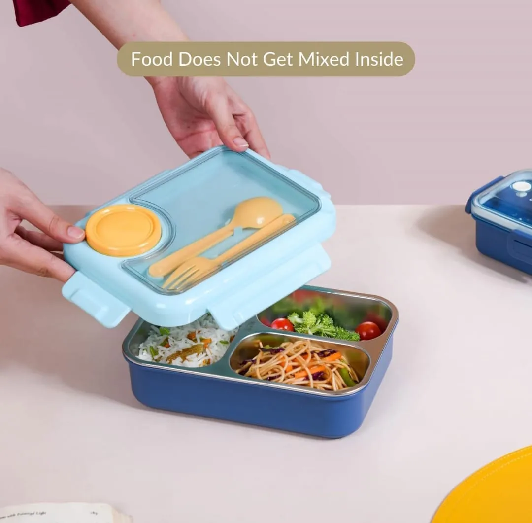 3 Compartment Sustainable Eco-Friendly Lunch Box