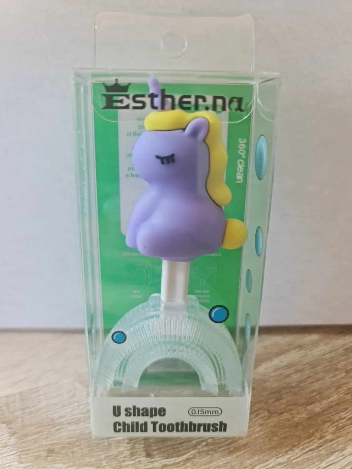 360° Kids Unicorn U-Shaped Toothbrush