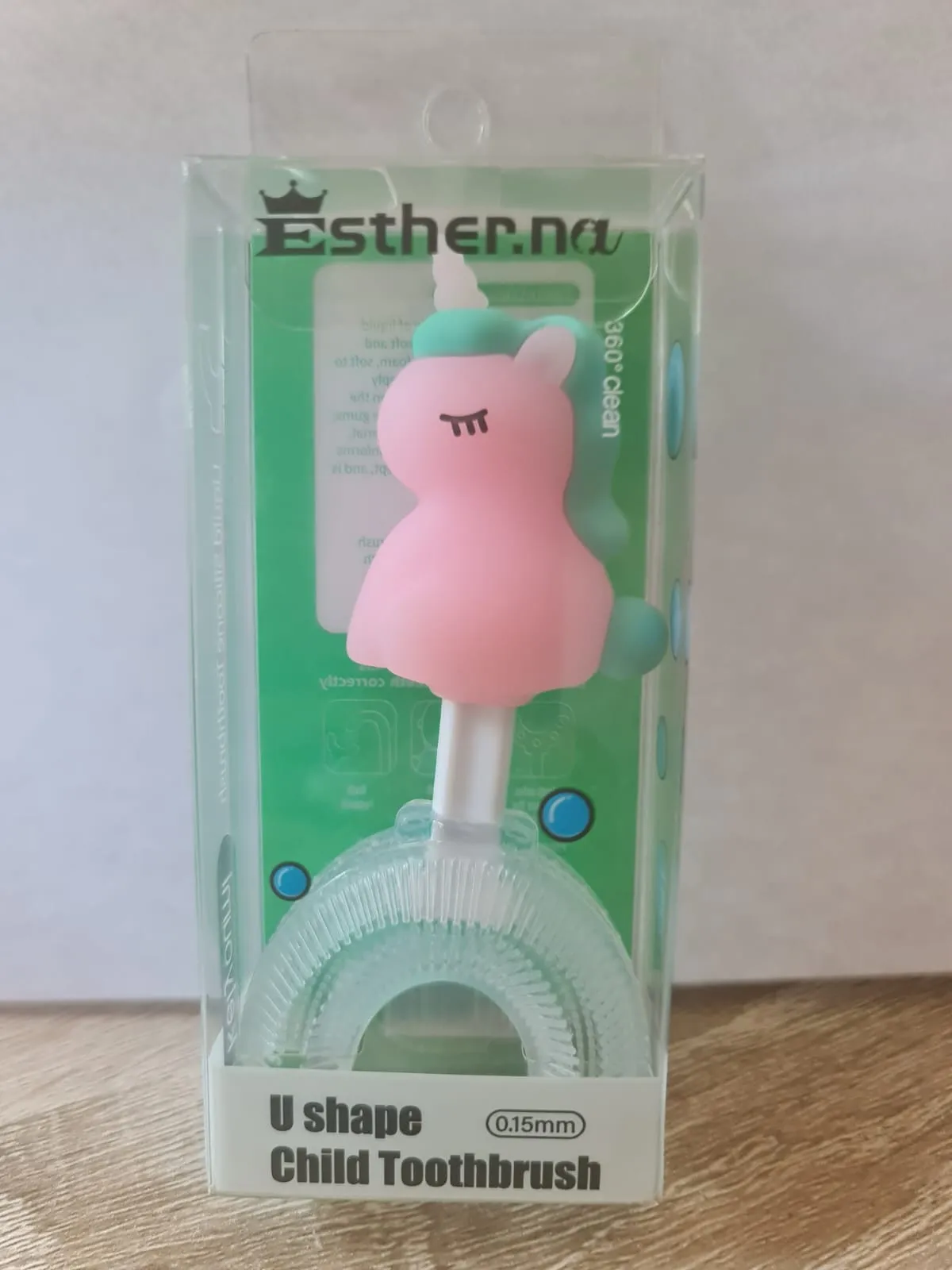 360° Kids Unicorn U-Shaped Toothbrush