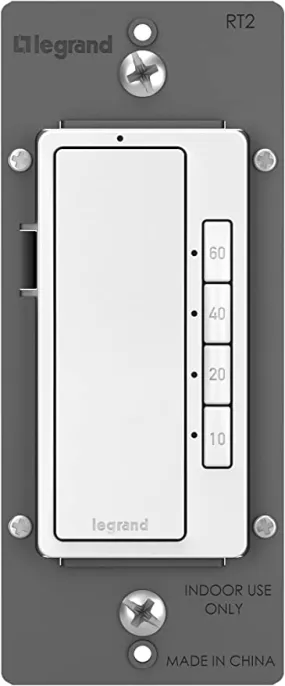 60 Minute Timer Light Switch, White