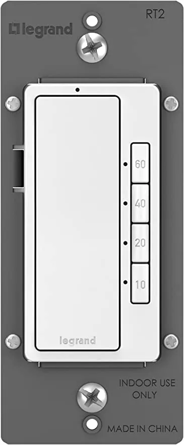 60 Minute Timer Light Switch, White