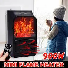 900w Mini Electric Flame Heater