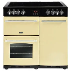 90cm Farmhouse Electric Range Cooker | Cream