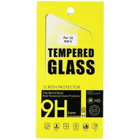 9H Tempered Glass Screen Protector for LG K20 V Smartphone - Clear