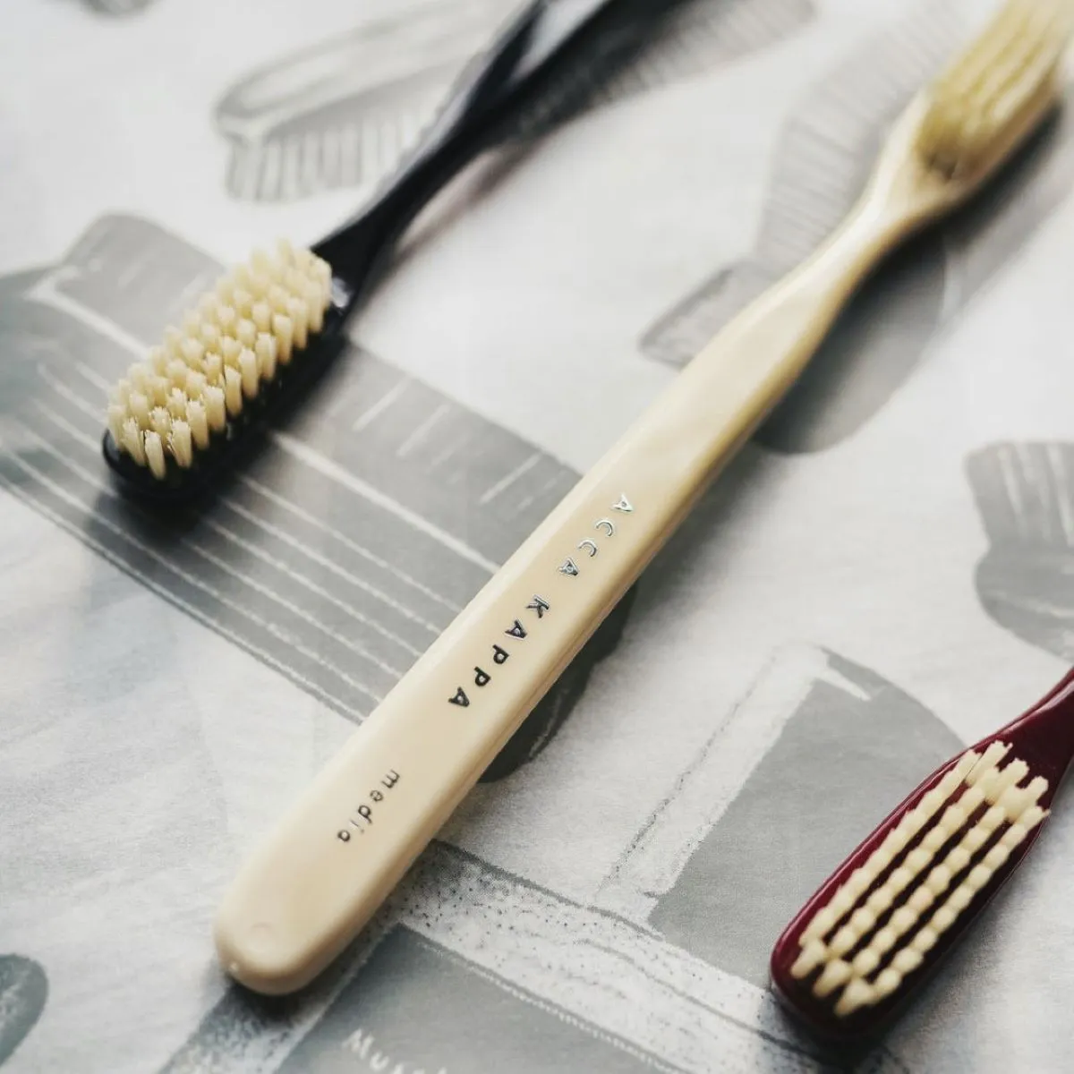 ACCA KAPPA Vintage Black Toothbrush