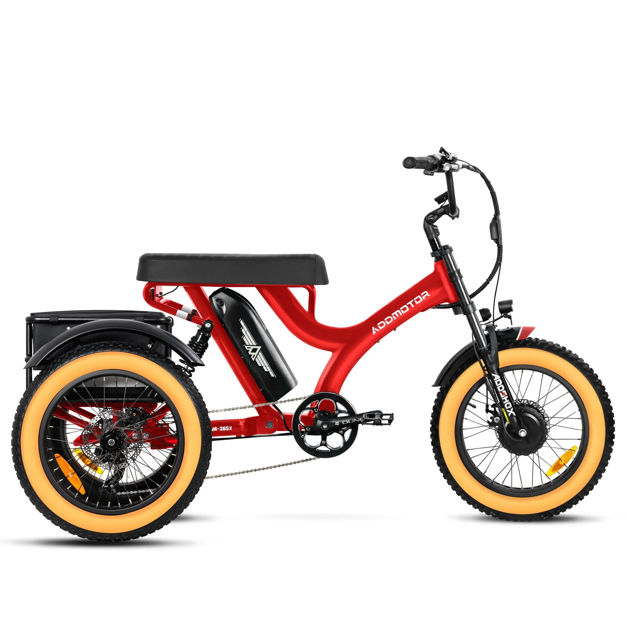 Addmotor 750W Herotri M-365X Banana Seat Electric Trike