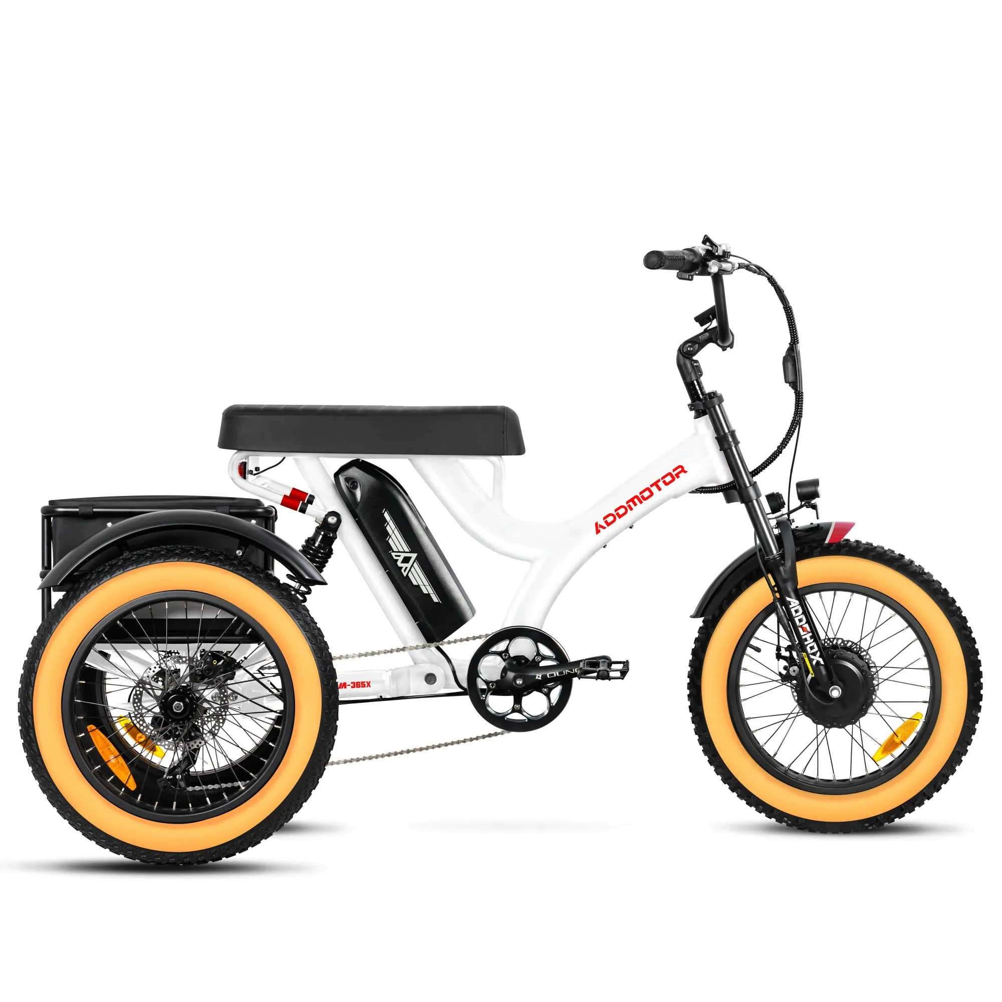 Addmotor 750W Herotri M-365X Banana Seat Electric Trike