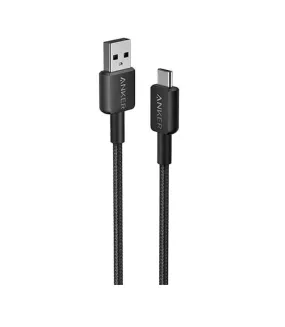 Anker 322 USB-A to USB-C Cable Braided (1.8m/6ft) -Black A81H6H11