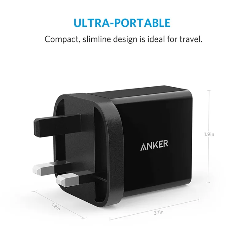 Anker PowerPort  1 with QC3.0 and IQ (Black)