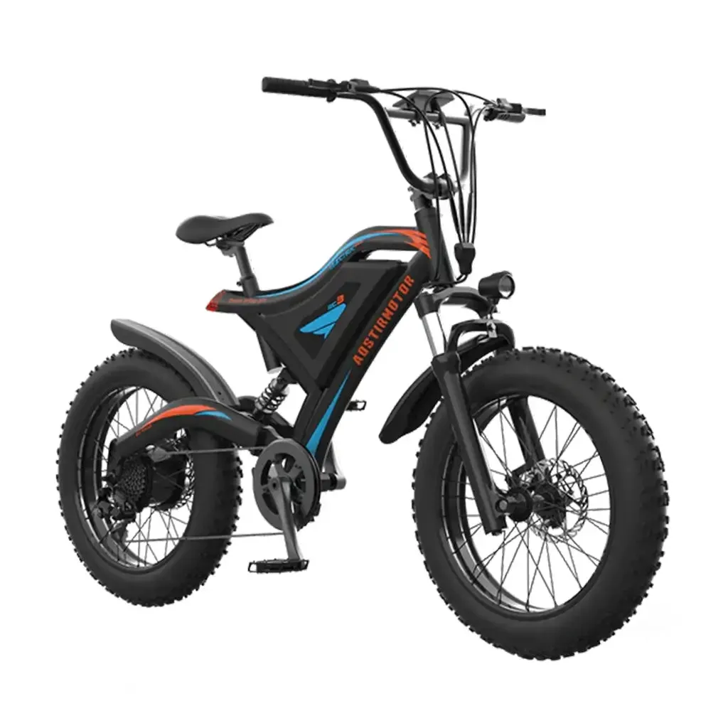 Aostirmotor S18-Mini 500W 48V Fat Tire Electric Bike