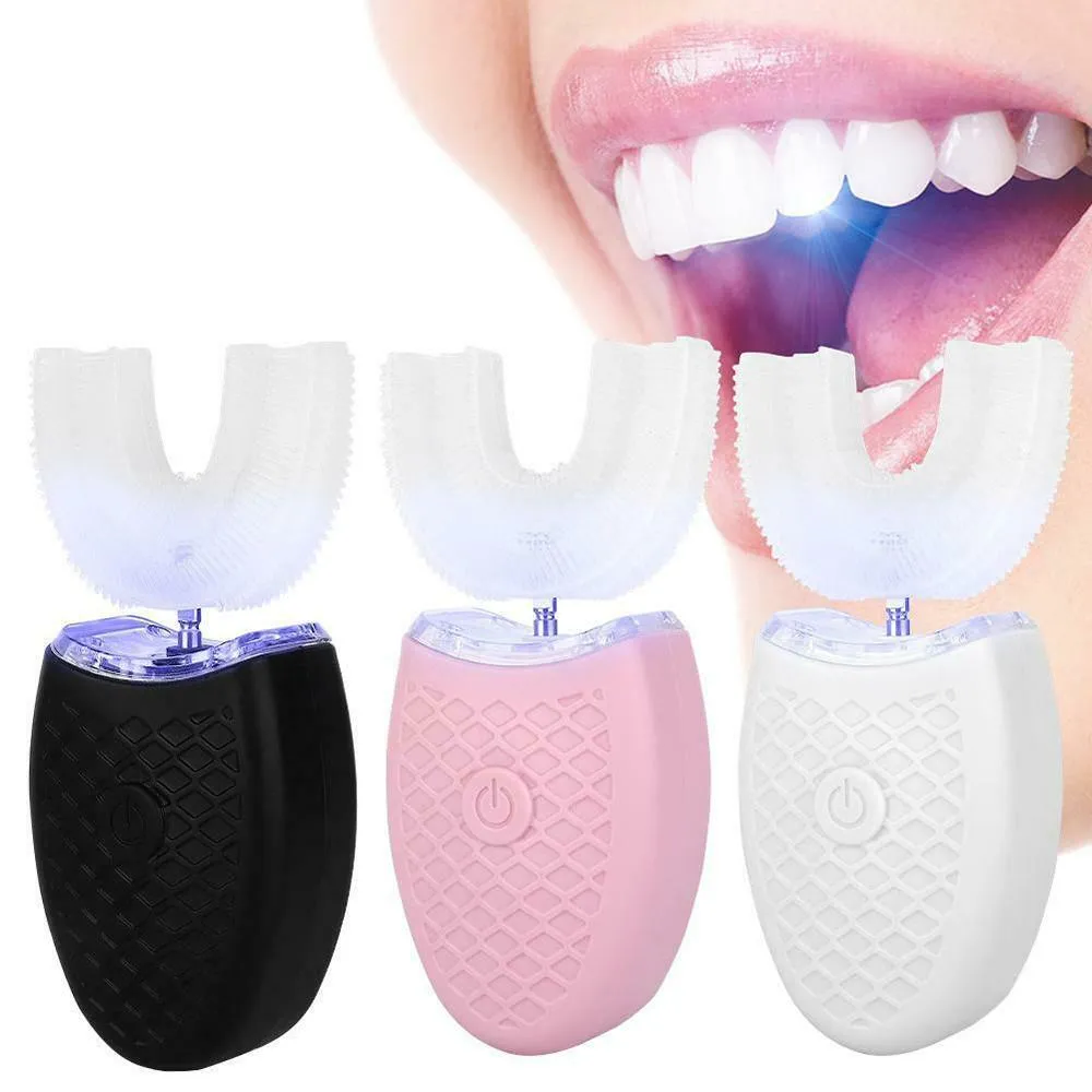 Automatic Ultrasonic  360 Degree Oral Clean Teeth Whitening Toothbrush