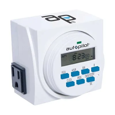 Autopilot 7 Day Digital Timer 120V - 2 Outlet