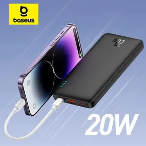 Baseus Airpow Turbo Power Bank: High-Speed Charging Solution for iPhone & Xiaomi Devices