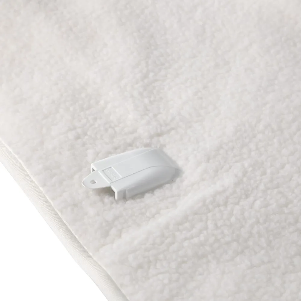 Bedra Electric Blanket Washable Fleece Fully Fitted Queen