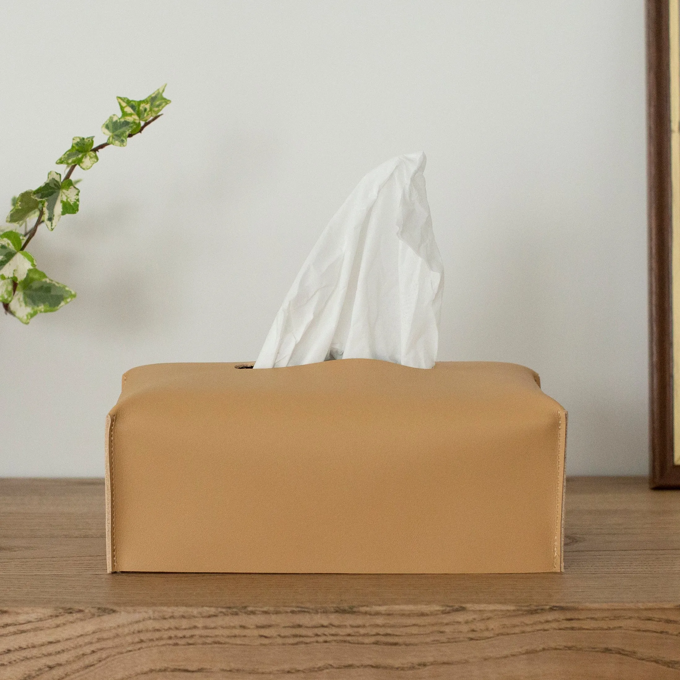 Beige Tissue Box Cover Rectangle, Nursery Decor