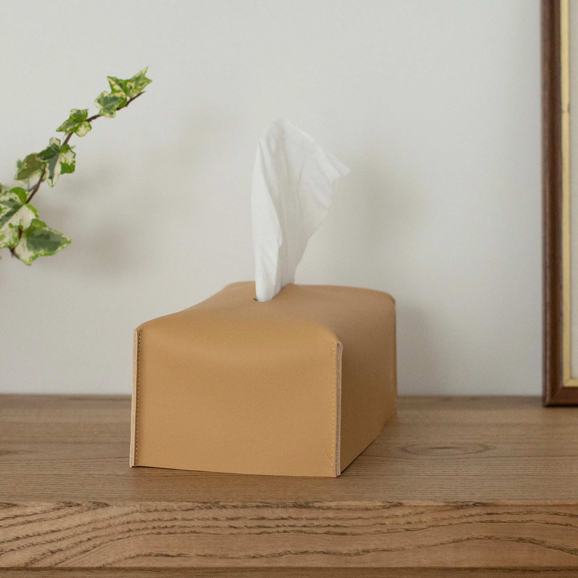 Beige Tissue Box Cover Rectangle, Nursery Decor