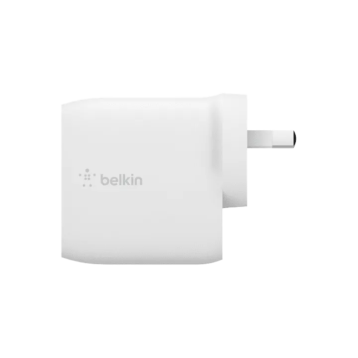 Belkin BoostcHARGE TM Dual USB-A Wall Charger 24W   USB-A to USB-C Cable