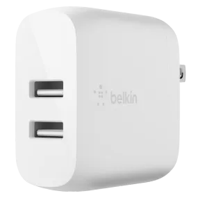 Belkin Dual Port USB A 24W Wall Charger by Belkin