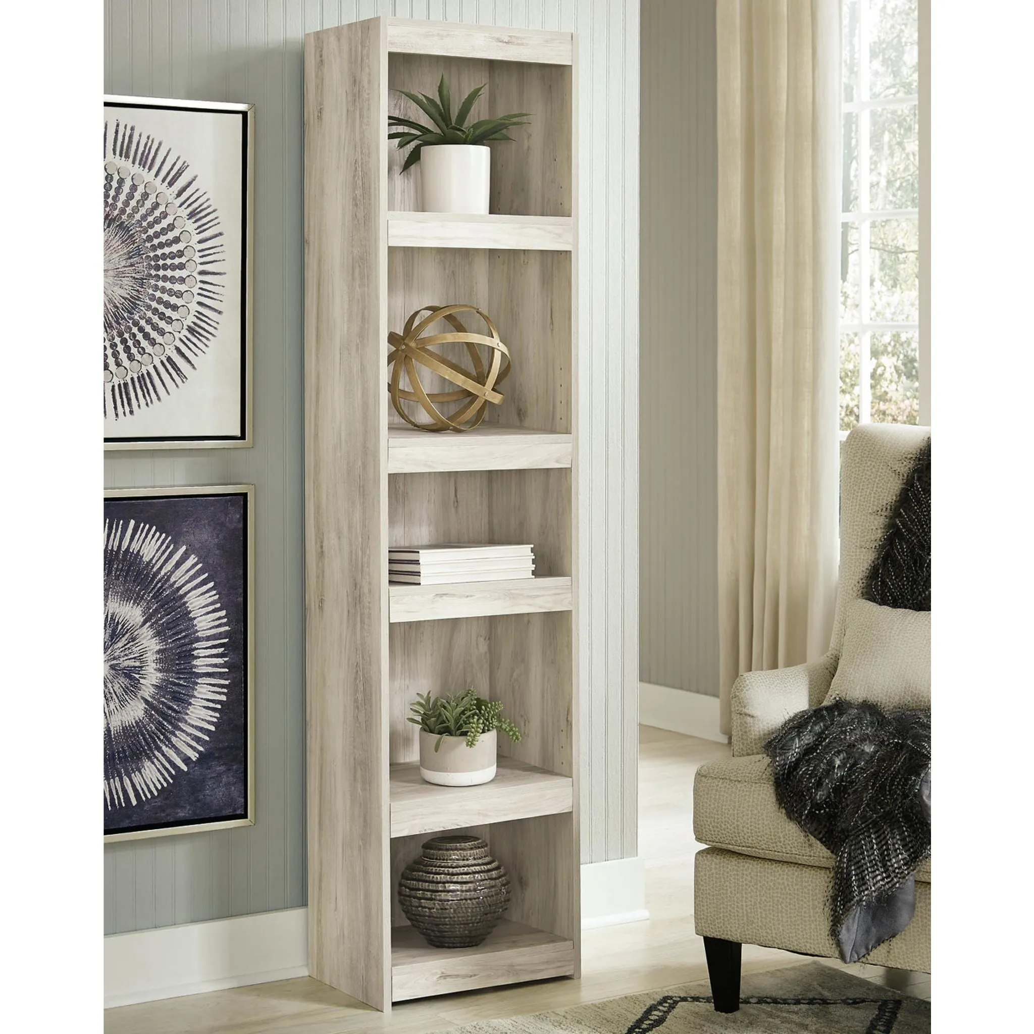 Bellaby Entertainment Unit with Fireplace - Whitewash