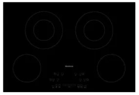 Blomberg - 30 inch wide Electric Cooktop in Black - CTE30410