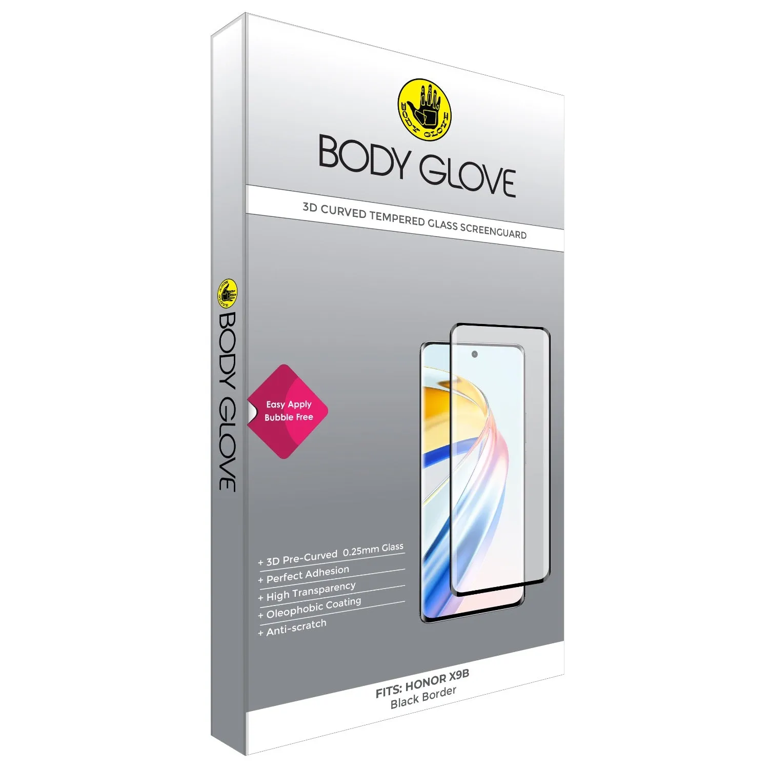 Body Glove 3D Tempered Glass Screen Protector - Honor X9b (BGSGTG-HONX9B)