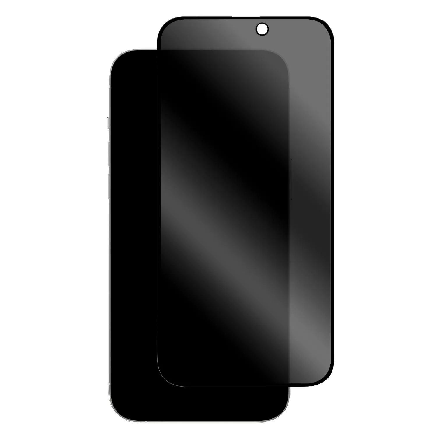 Body Glove Privacy Tempered Glass Screen Protector - Apple iPhone 16 Pro - Black Border (BGSGPTG-IP16PR)