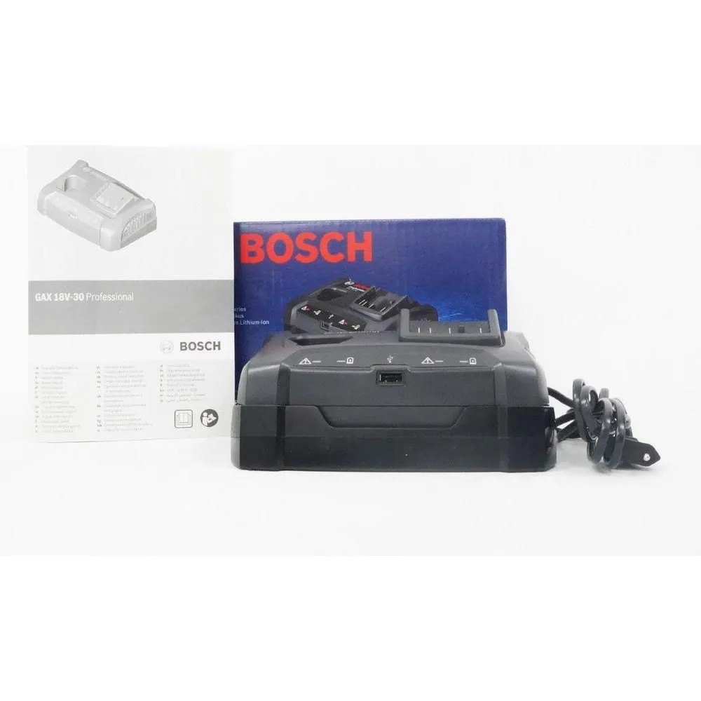 Bosch GAX 18V-30 Multi Battery Charger for Cordless (18V & 12V)