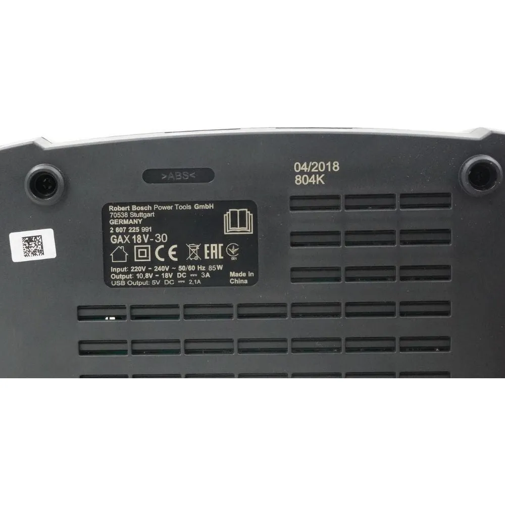 Bosch GAX 18V-30 Multi Battery Charger for Cordless (18V & 12V)