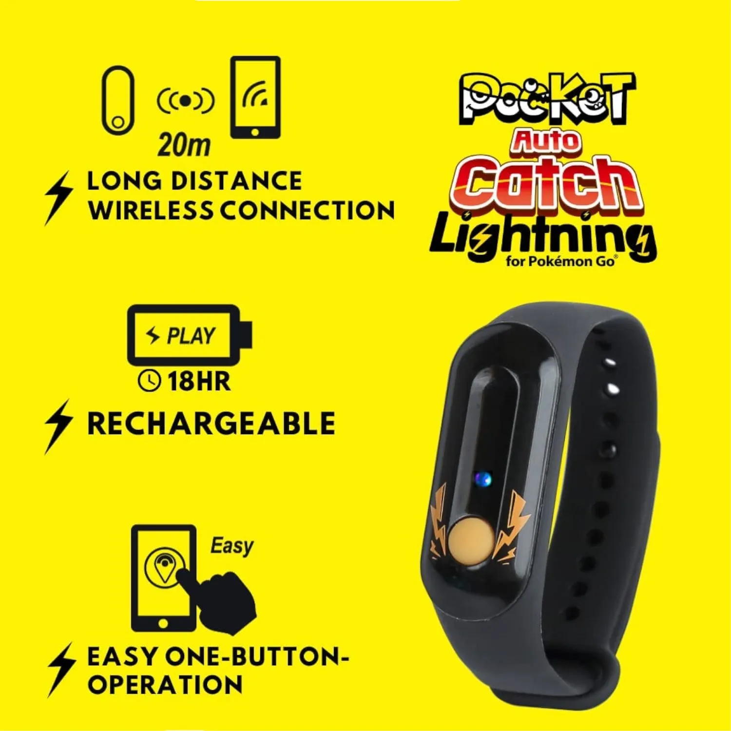 Brook Pocket Auto Catch Lightning for Pokemon Go (FM00008877)