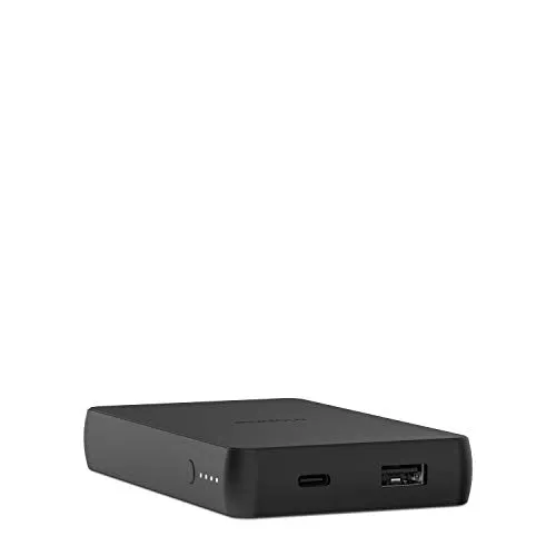 Charge Stream powerstation Wireless - Made for Qi-Enabled Smartphones, Tablets, and Other USB Devices (6,040mAh) - Black