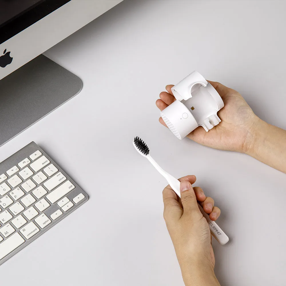 Clean'd T-Dryer Toothbrush Holder with toothbrush