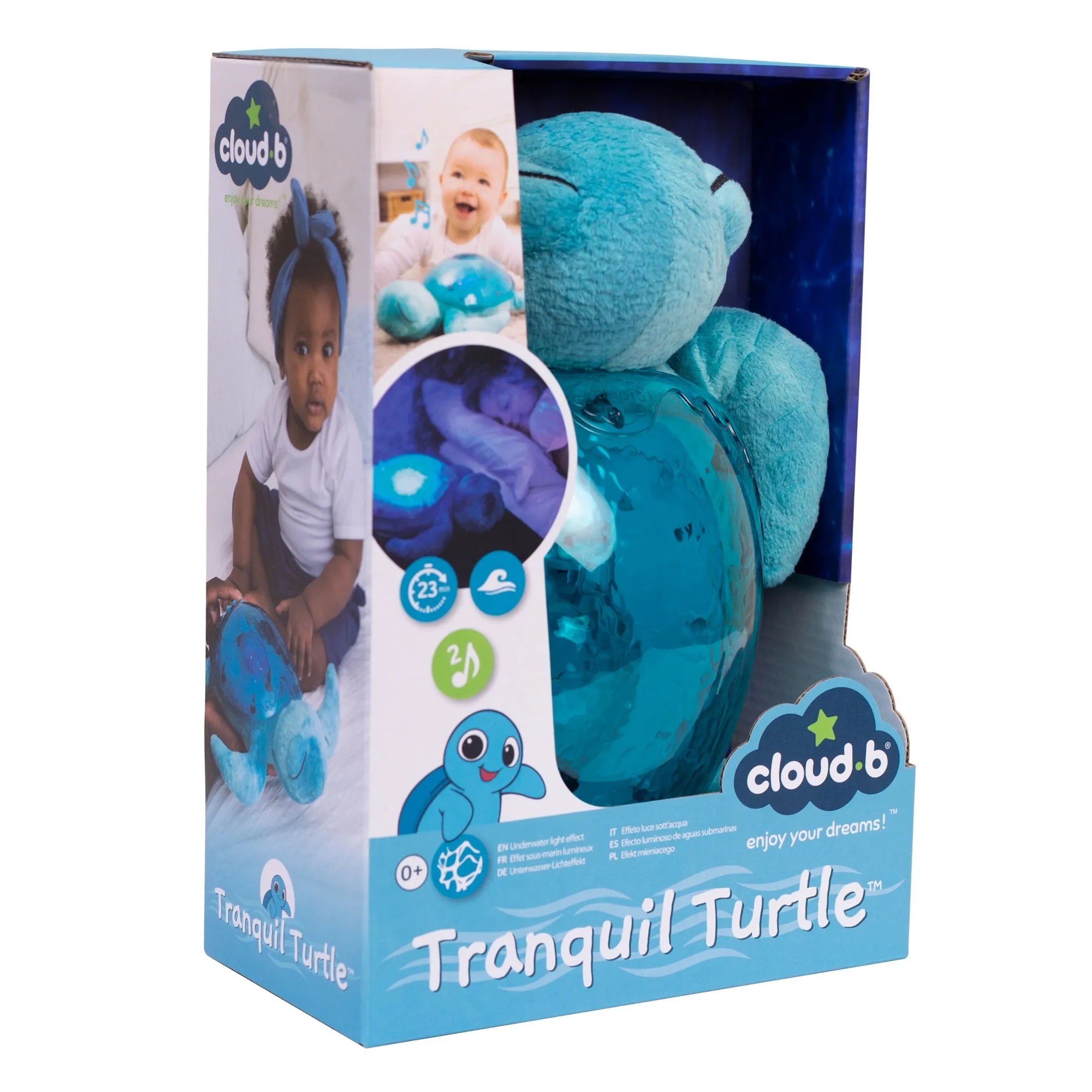 Cloud b -Tranquil  Turtle | Soothing Projector Nightlight Aqua