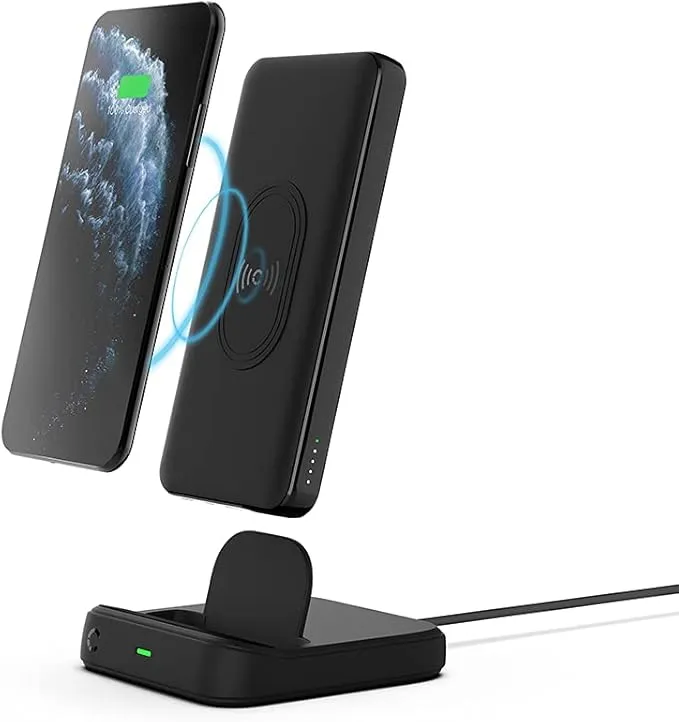 Cygnett ChargeUp Duo 10000mAh Wireless Power Bank   Charging Dock