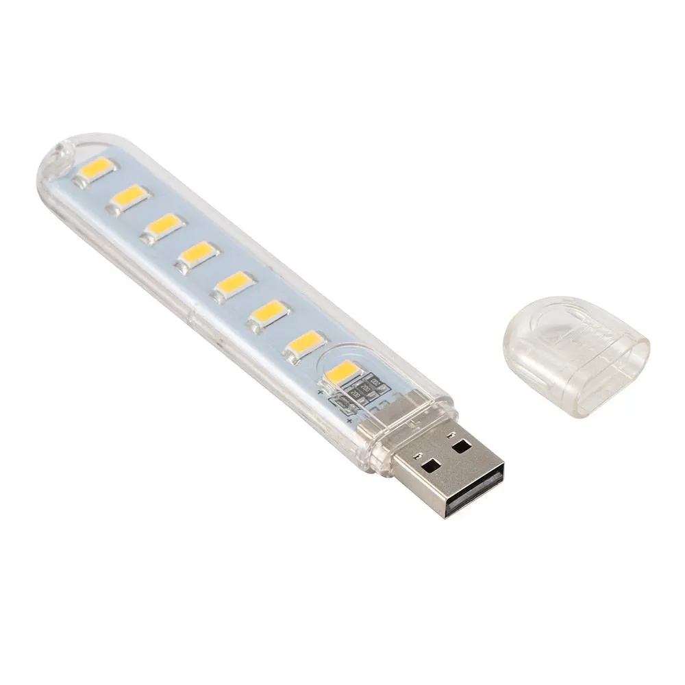 Dealspalant Mini USB Gadget LED light Book lights 8 LEDs