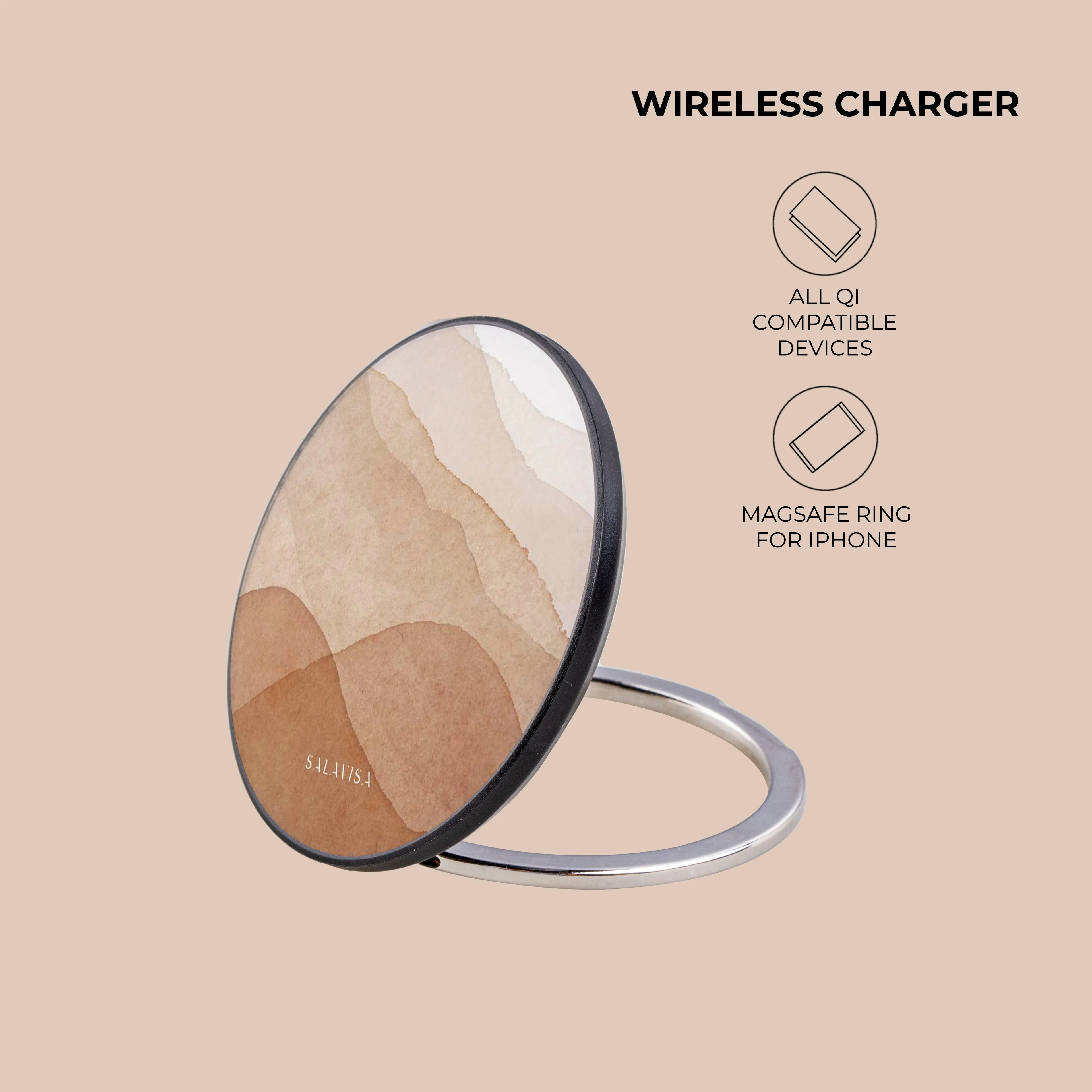 Desert Watercolor Wireless Charger