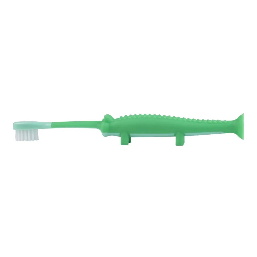 Dr. Brown'S Infant-To-Toddler Toothbrush Green Crocodile Birth to 36M