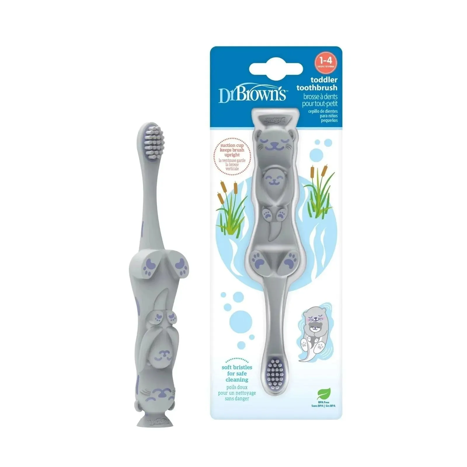 Dr. Brown's Toddler Toothbrush Otter 1-4 years