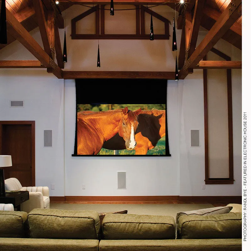 Draper Access V [HDTV 16:9] Tab-Tensioned ceiling-recessed Electric Screen 161" (79" x 140") 140031U