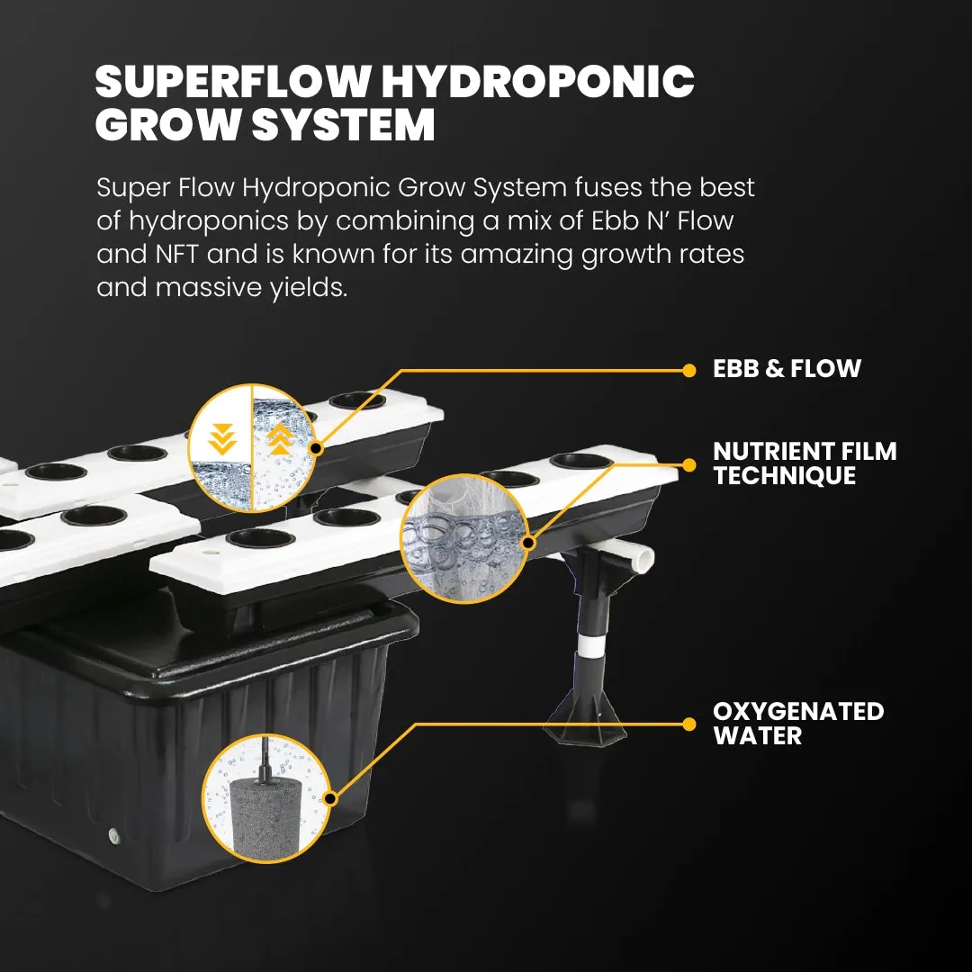 Ebb and Flow Hydroponic System – 20-Site