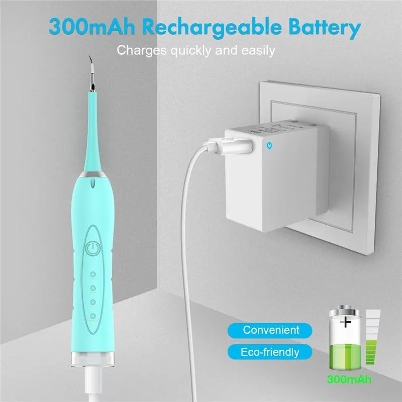 Electric Dental Calculus Plaque Remover Sonic Vibrition Teeth Cleaner