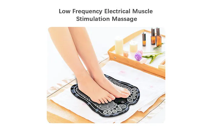 Electric Foot Massager Mat - Portable Foldable