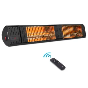 Electric Outdoor/Indoor Patio Heater - 3000W Wall Mounted & Timer