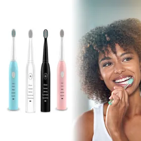 Electric Toothbrush Rechargeable Waterproof Sonic Toothbrush 5 Modes