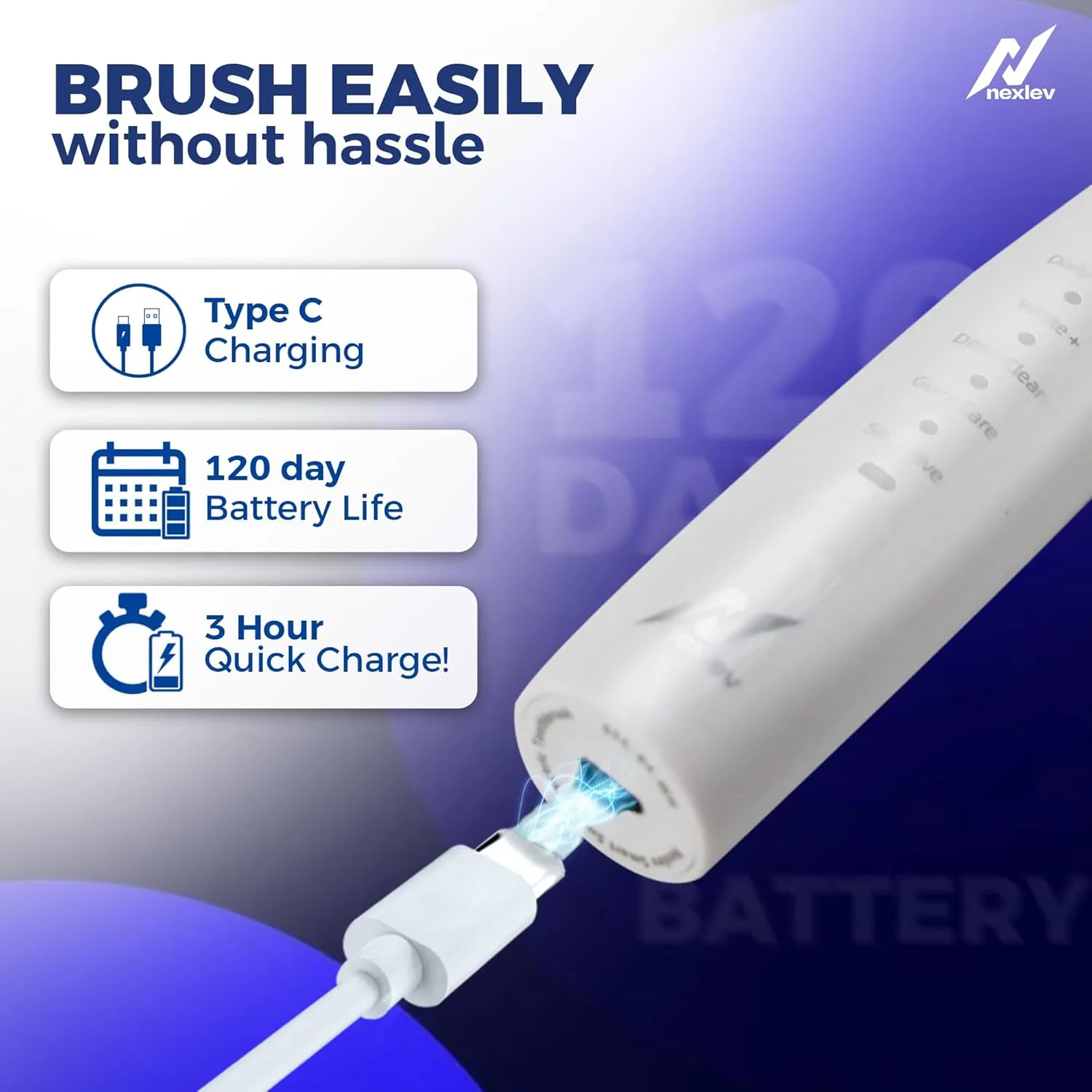 Electric Toothbrush - Sparkle Pro - white (ETC-04)